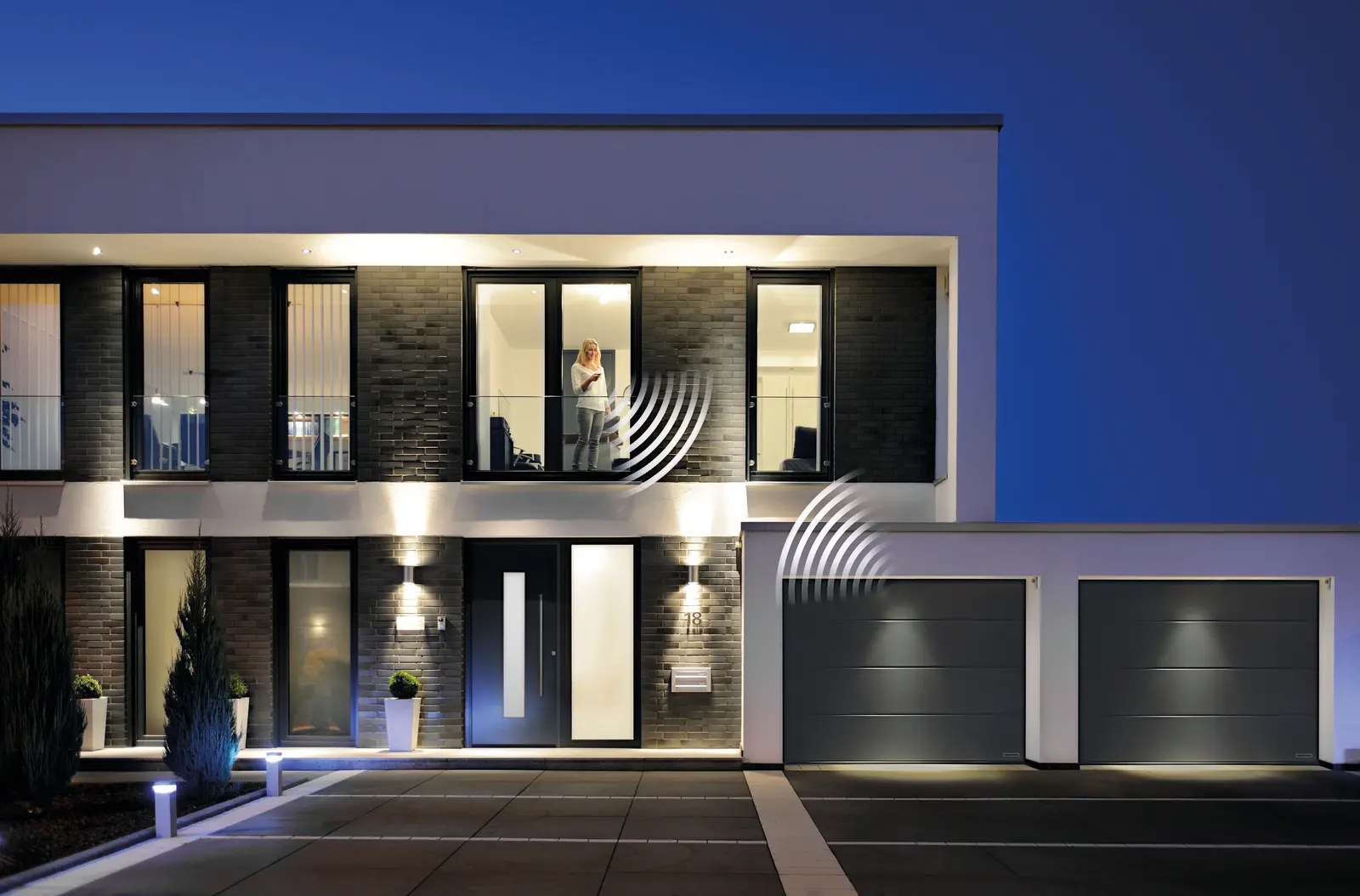 Intelligentes Zubehör von Hörmann zeigt die aktuelle Torposition an